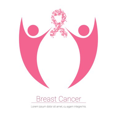 Meme Kanseri Bilinçlendirme pembe bayrak