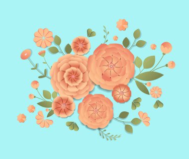 Kadınlar Günü 8 Mart bayram afişi ya da güzel çiçekli tebrik kartı yatay vektör illüstrasyonu