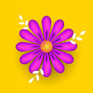 Kadınlar Günü 8 Mart bayram afişi ya da süslü çiçekli tebrik kartı