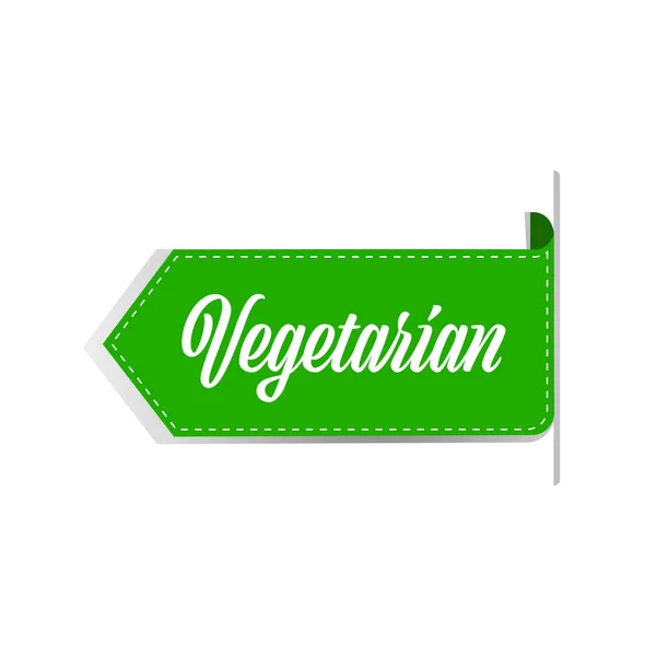 Naturliga friska veganska marknaden logotyp ekologisk vegetarioan klistermärke för färska livsmedel emblem design — Stock vektor