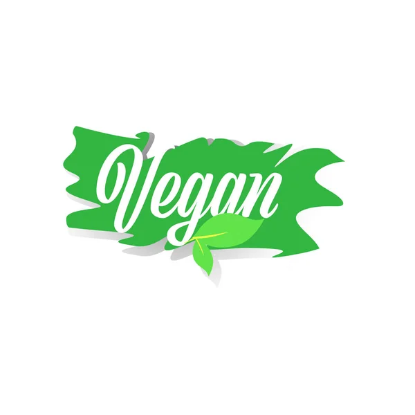 天然有机健康蔬菜市场标志鲜食贴纸徽章设计 — 图库矢量图片