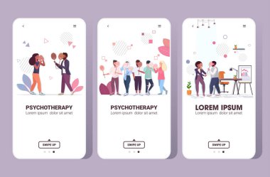 İş ruhsal bozukluklarında yüzleri kaplayan depresif insanları olumlu maskenin arkasına koy.