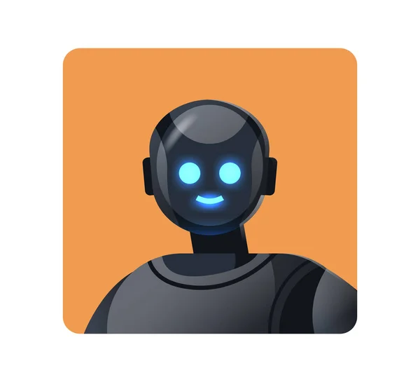Χαριτωμένο ρομπότ cyborg avatar σύγχρονη ρομποτική έννοια τεχνολογίας τεχνητή νοημοσύνη χαρακτήρα — Διανυσματικό Αρχείο