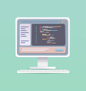 Dizüstü bilgisayar programlama yazılım uygulama tasarımı üzerinde web geliştirme programcısı mühendisliği kodlama web sitesi