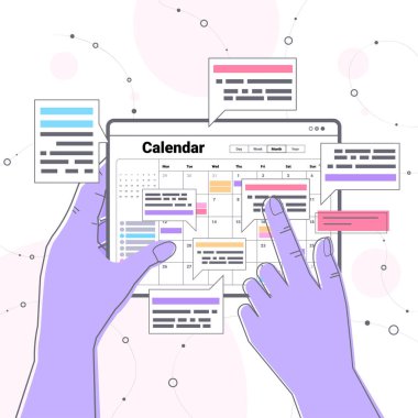 eller planlama günü randevusu çevrimiçi takvim uygulaması ajanda toplantı planı zaman yönetimi