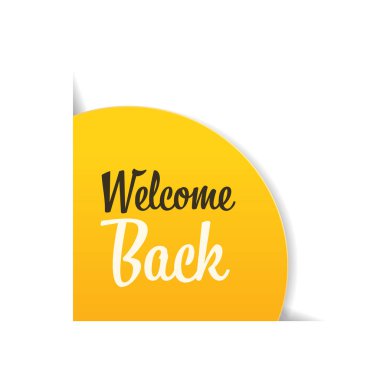 Tekrar hoş geldiniz. Coronavirus karantinası reklam kampanyası konseptiyle ilgili.