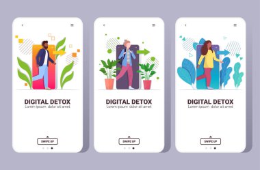 Dijital bağımlılıktan kaçan insanları cep telefonundan dijital detoks konseptinden kurtarır.