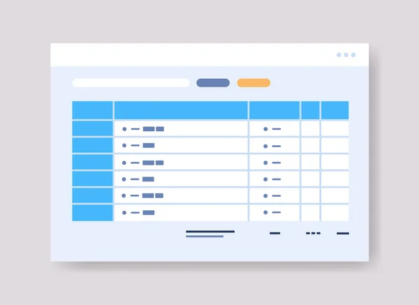 Planung planen online planer veranstalter kalender mit aufgaben information board organisation zeitmanagement — Stockvektor