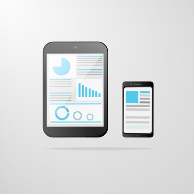 Tablet bilgisayar ve cep telefonu akıllı