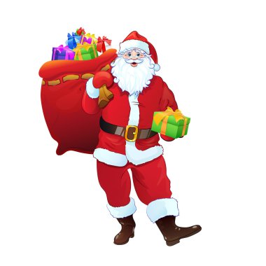 Noel Baba hediye kutusu çuval