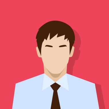 İşadamı profili simgesinin