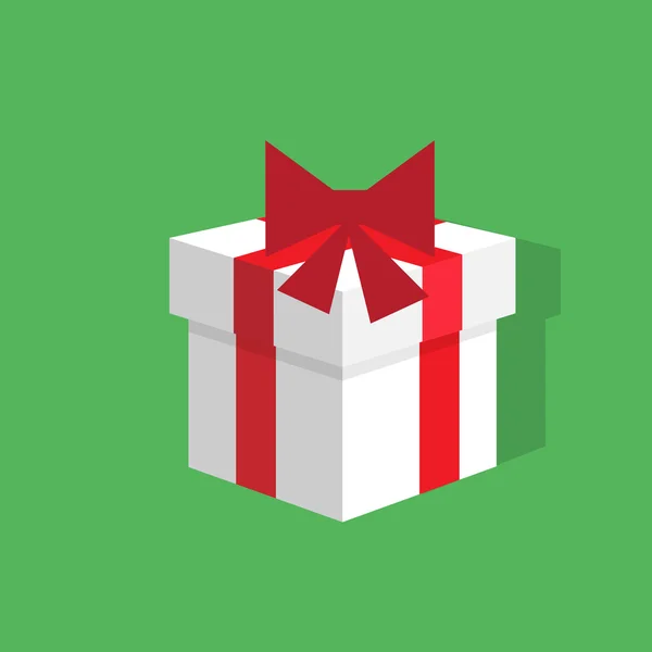 Gift box present — Stock Vector