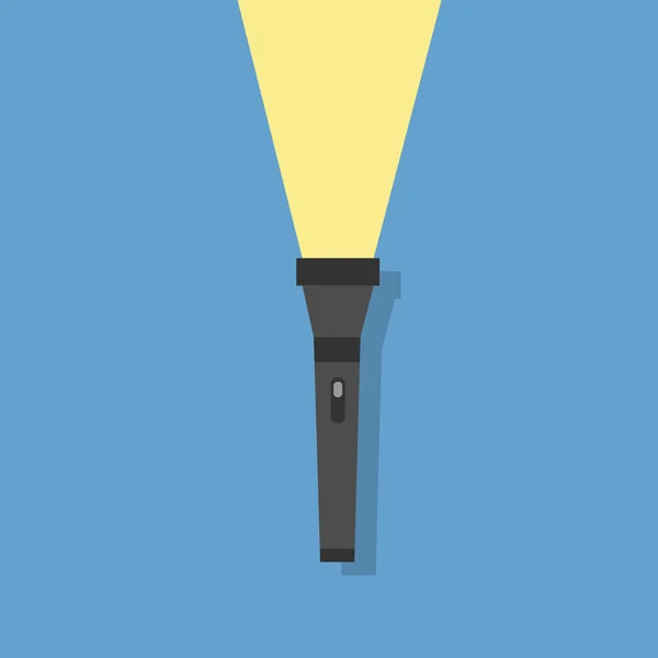 Zaklamp kleur licht pictogram — Stockvector