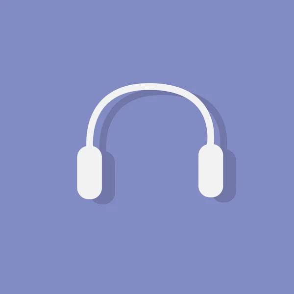 Płaskie ikona słuchawki — Wektor stockowy