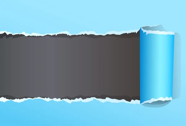 Roztrhané barevné zalomený papír s kopií prostor — Stockový vektor