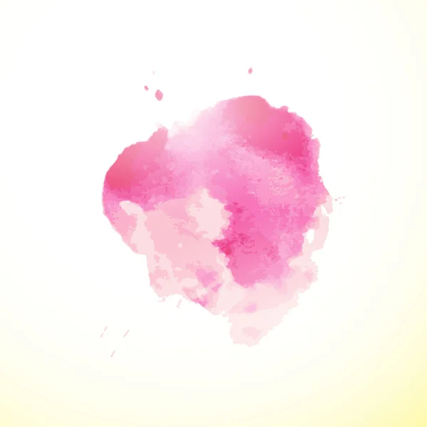 Lavage à l'aquarelle rose — Image vectorielle