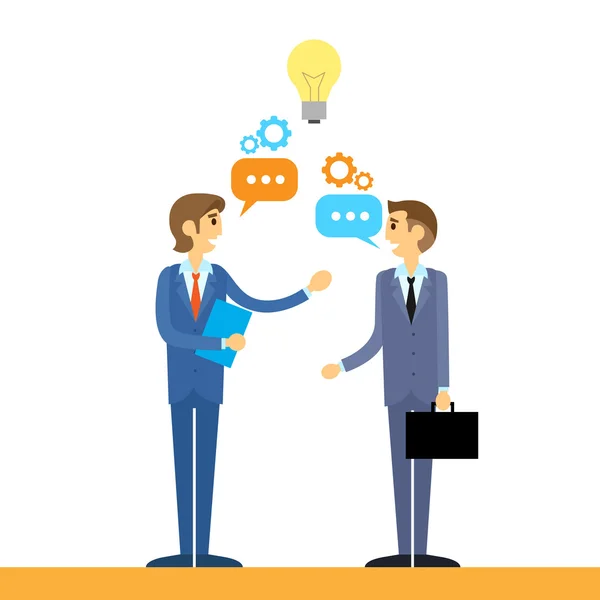 İş adamları tartışırken fikir söz