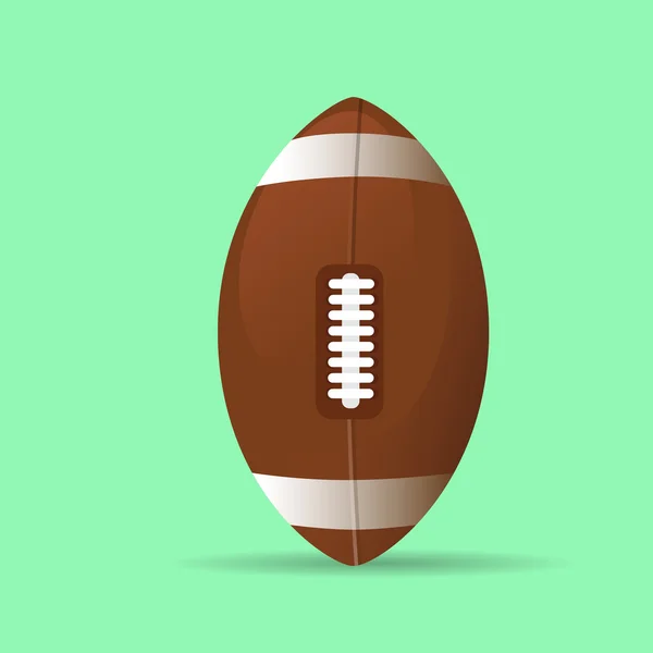 Icono de balón de rugby americano — Vector de stock