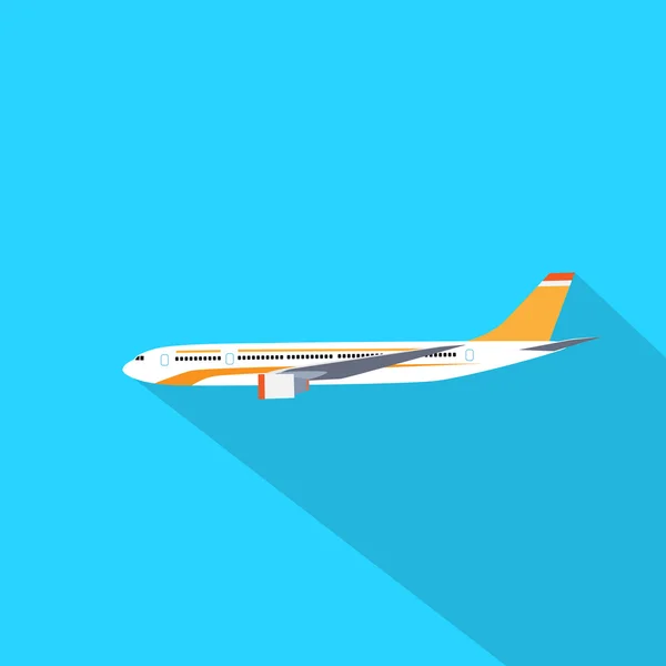 Estilo de diseño plano de aviones — Vector de stock