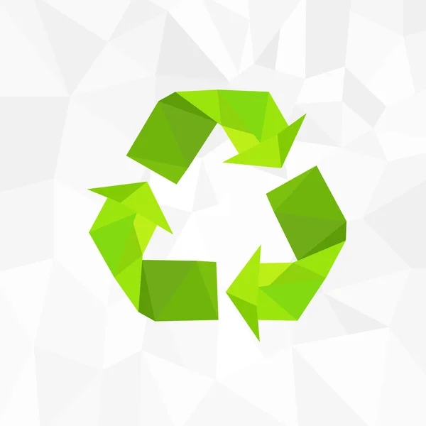 Symbollogo recyceln — Stockvektor