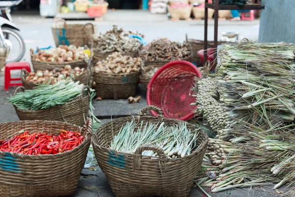 Mercado asiático de hortalizas — Foto de Stock