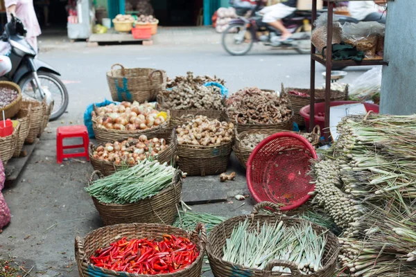 Mercado asiático de hortalizas — Foto de Stock