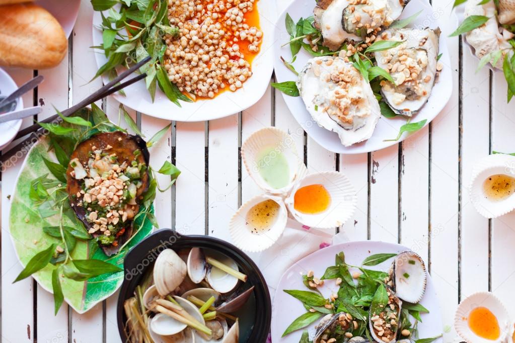 Asian Seafood Dish — Stock Photo © mast3r 80300676