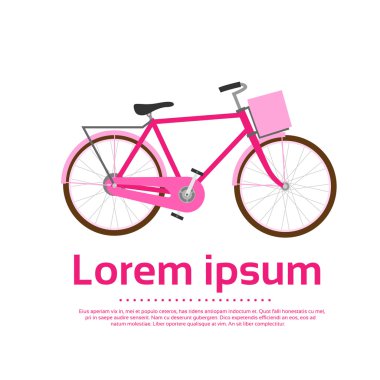 pembe retro Bisiklet