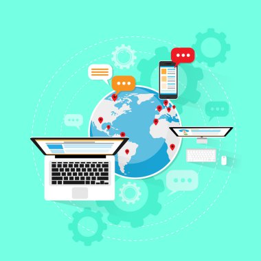 İnternet ağ bağlantılı bilgisayar aygıt