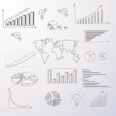 Finans diyagramı Infographic