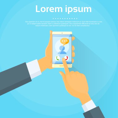 Telefon görüşmesi ve eller dokunmadan ekran