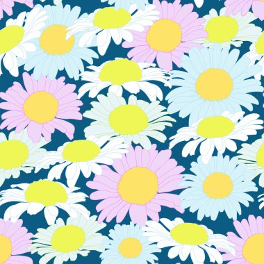 Papatya çiçek deseni