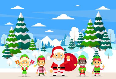 Noel Baba ve Noel Elfs