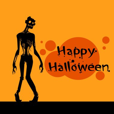 Korkunç çizgi film zombi