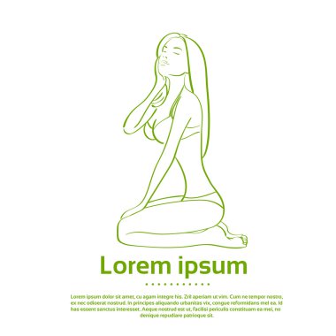 Kadın vücut Logo Simge