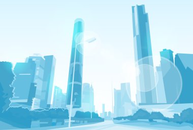 City gökdelen görünümü