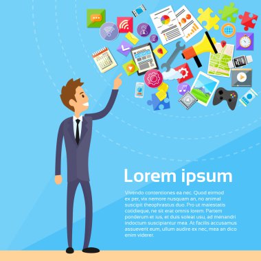parmak ile işaret işadamı