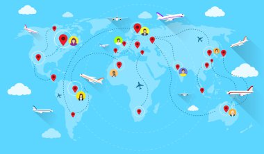 Uçuş ve Dünya Haritası