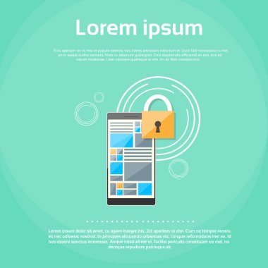 Kilit ekranı ile akıllı telefon