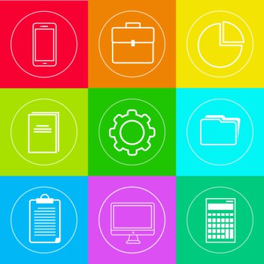 İş simgeleri kümesi