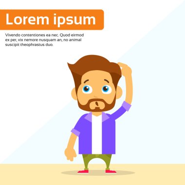 Karikatür kişi ararken