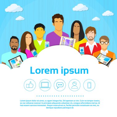 insanların avatarları Icons set