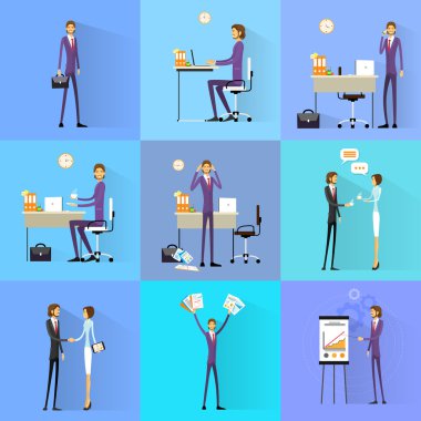 Çalışma kümesi işadamı