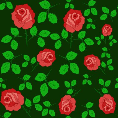 Kusursuz çiçek deseni