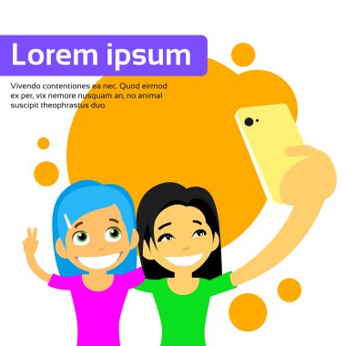 Kız arkadaş Selfie fotoğraf çekme