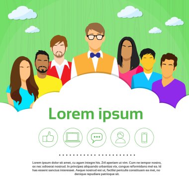 insanların avatarları Icons set