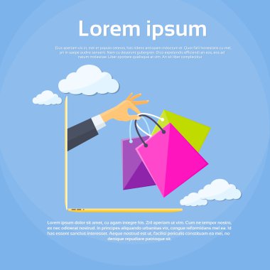 El çantaları ile alışveriş