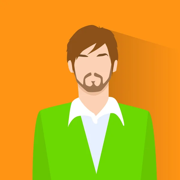 Perfil Icono Hombre Avatar Retrato — Vector de stock