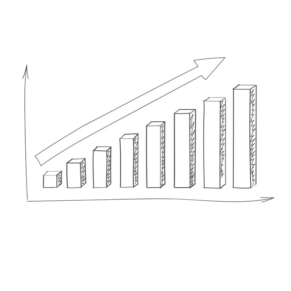 Icono de barra gráfica — Vector de stock