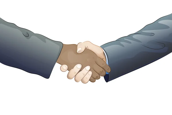 商务握手的插图 — 图库矢量图片
